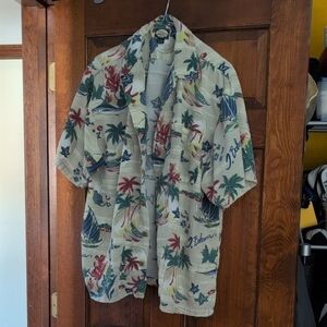Tommy Bahama Tropical Print Men's Shirt Size L